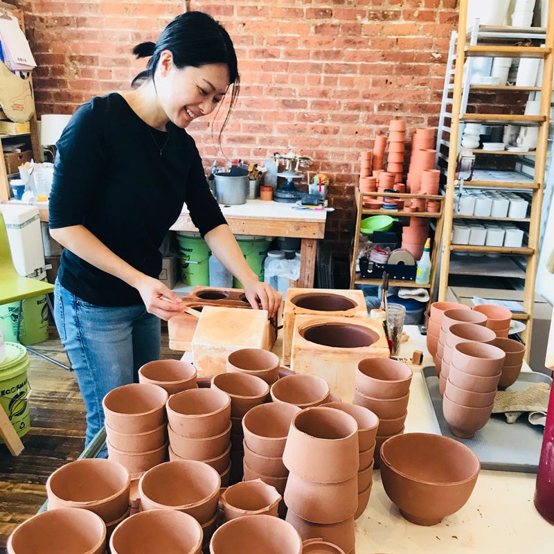 Michiko Shimada Planters at Greenpoint Plant Shop | Tend Greenpoint